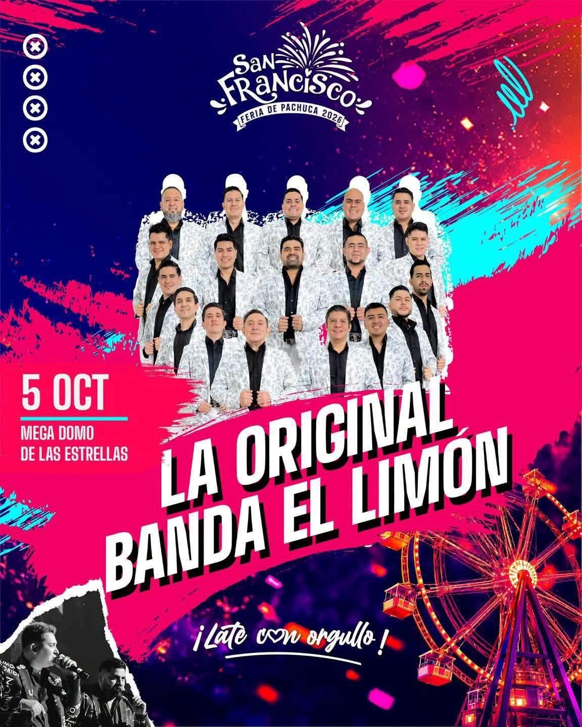 Banda el Limon Domo de las Estrellas Feria de Pachuca