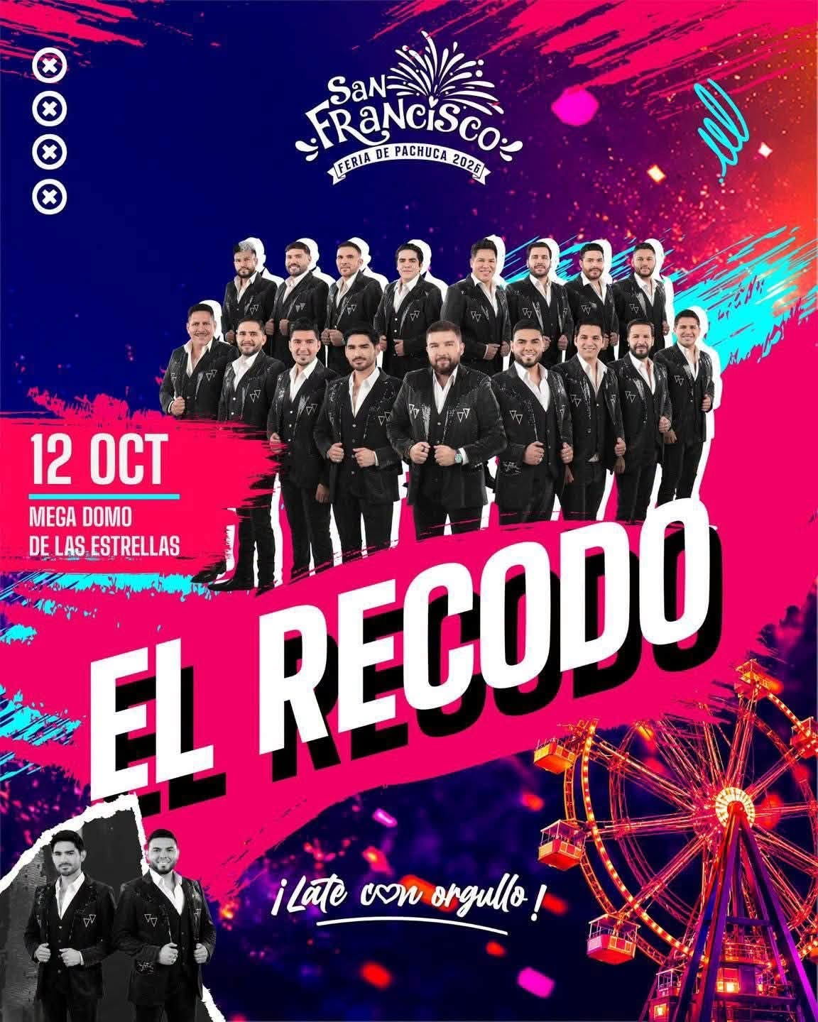 Banda el Recodo Domo de las Estrellas Feria de Pachuca