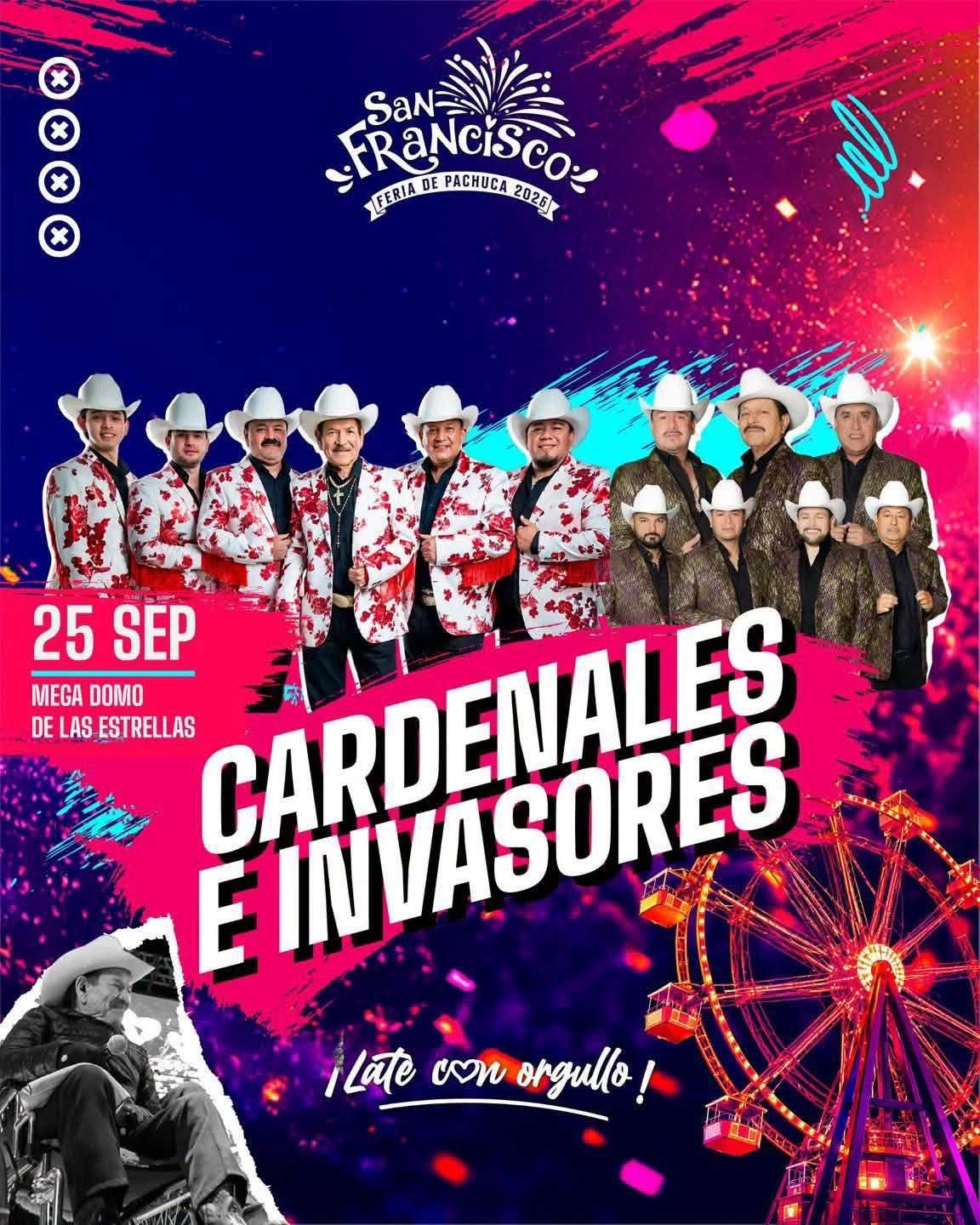 Cardenales e Invasores Domo de las Estrellas Feria de Pachuca