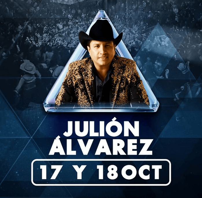 boletos Julion Alvarez palenque Pachuca 2024