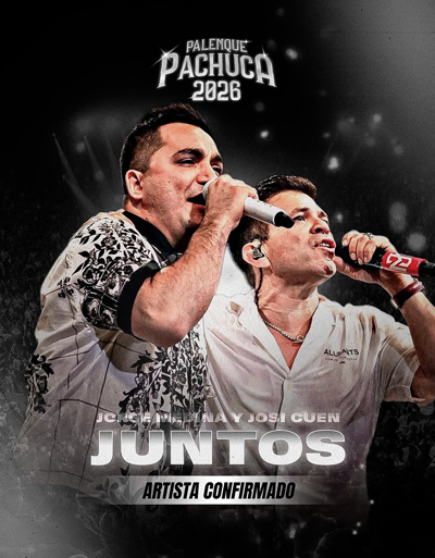 Jorge Medina Josi Cuen en el Palenque Pachuca 2026